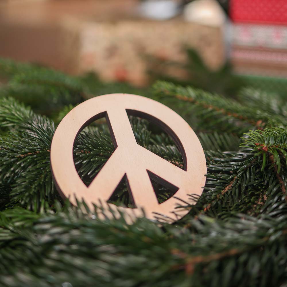 Alternative Spitze Peacezeichen