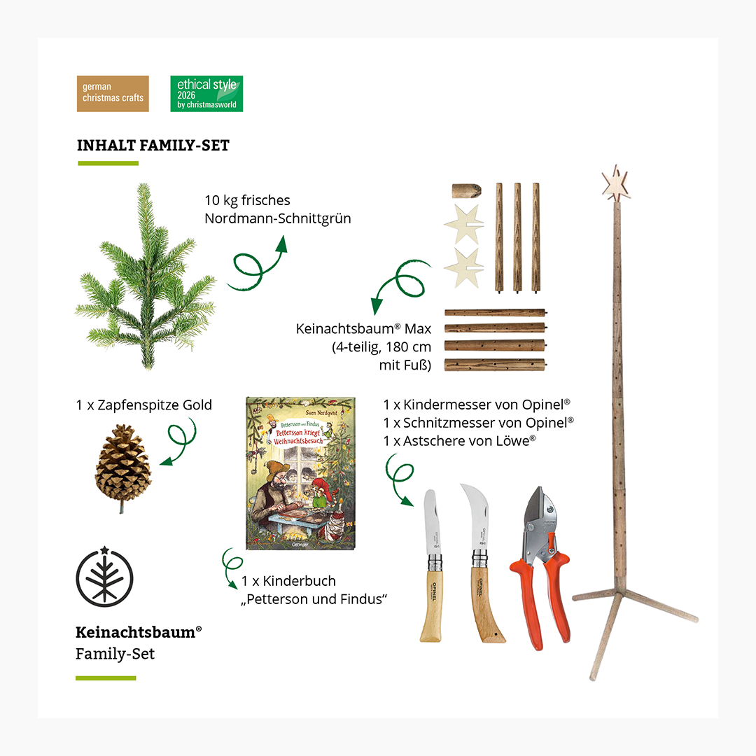 Keinachtsbaum® Family-Set