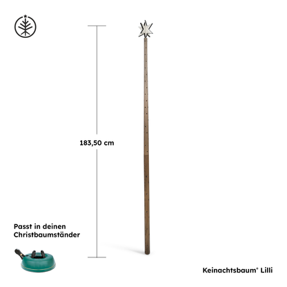Keinachtsbaum® Lilli – Buchenholz, 180 cm