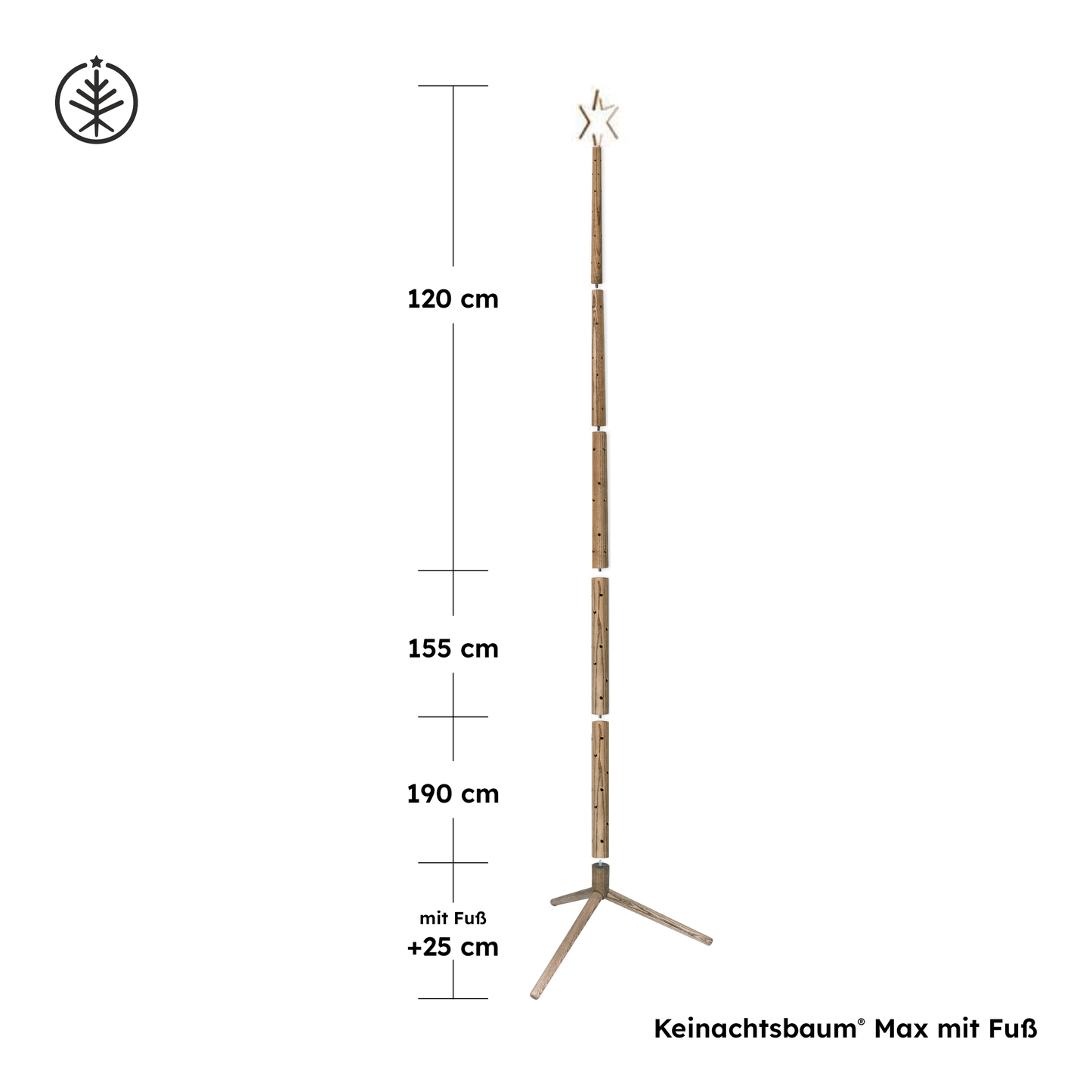 Keinachtsbaum® Max – in sechs Größen erhältlich