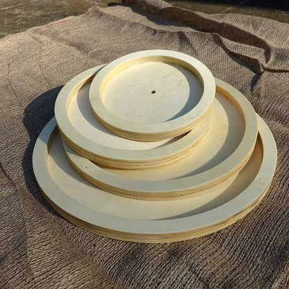 Holzteller-Set